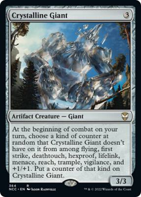 Crystalline Giant card from Commander: Streets of New Capenna