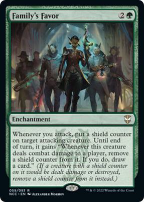 Family's Favor card from Commander: Streets of New Capenna