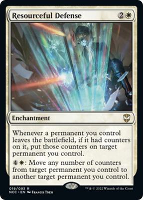 Resourceful Defense card from Commander: Streets of New Capenna