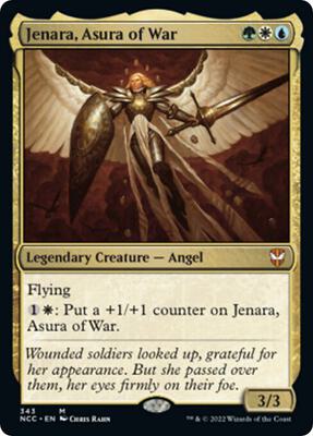 Jenara, Asura of War card from Commander: Streets of New Capenna