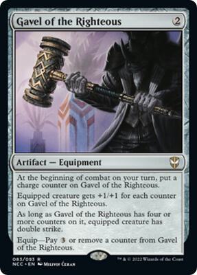 Gavel of the Righteous card from Commander: Streets of New Capenna