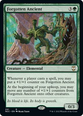 Forgotten Ancient card from Commander: Streets of New Capenna