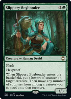 Slippery Bogbonder card from Commander: Streets of New Capenna