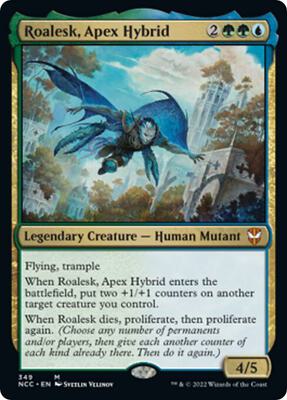 Roalesk, Apex Hybrid card from Commander: Streets of New Capenna