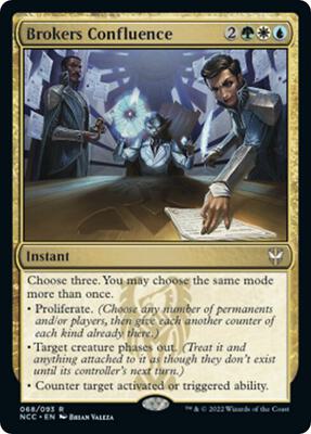 Brokers Confluence card from Commander: Streets of New Capenna