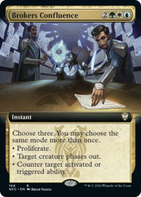Brokers Confluence (Extended Art) card from Commander: Streets of New Capenna