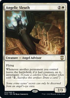 Angelic Sleuth card from Commander: Streets of New Capenna