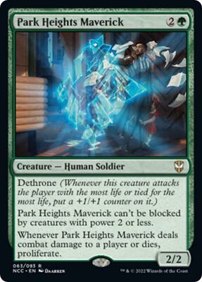 Park Heights Maverick card from Commander: Streets of New Capenna
