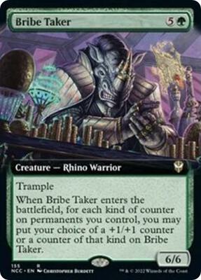 Bribe Taker (Extended Art) card from Commander: Streets of New Capenna