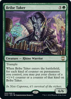 Bribe Taker card from Commander: Streets of New Capenna