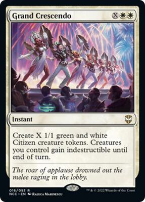 Grand Crescendo card from Commander: Streets of New Capenna
