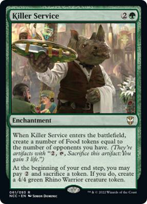 Killer Service card from Commander: Streets of New Capenna