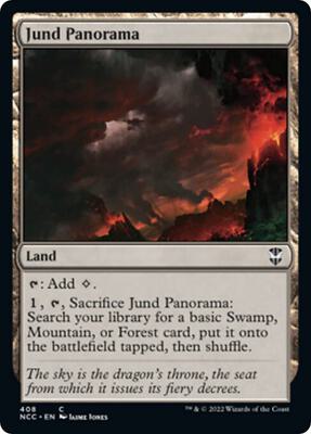 Jund Panorama card from Commander: Streets of New Capenna