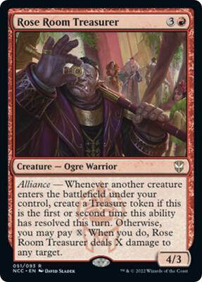 Rose Room Treasurer card from Commander: Streets of New Capenna