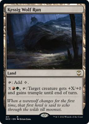 Kessig Wolf Run card from Commander: Streets of New Capenna