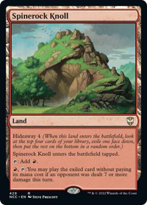 Spinerock Knoll card from Commander: Streets of New Capenna
