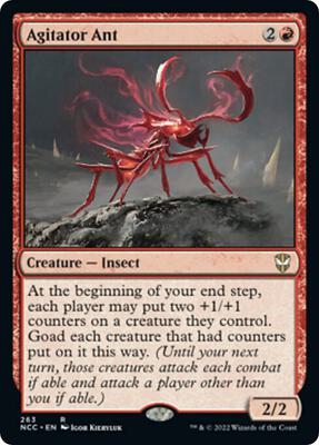 Agitator Ant card from Commander: Streets of New Capenna
