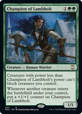 Champion of Lambholt card from Commander: Streets of New Capenna