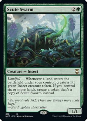 Scute Swarm card from Commander: Streets of New Capenna