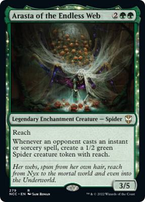 Arasta of the Endless Web card from Commander: Streets of New Capenna