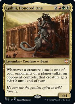 Gahiji, Honored One card from Commander: Streets of New Capenna