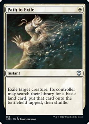 Path to Exile card from Commander: Streets of New Capenna