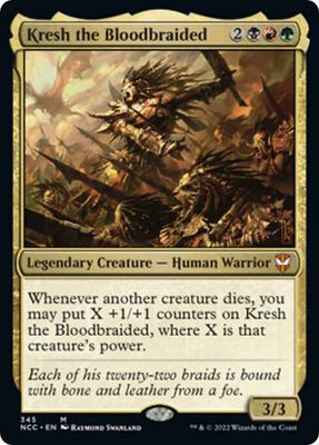 Kresh the Bloodbraided card from Commander: Streets of New Capenna
