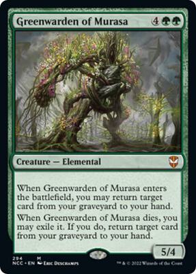 Greenwarden of Murasa card from Commander: Streets of New Capenna