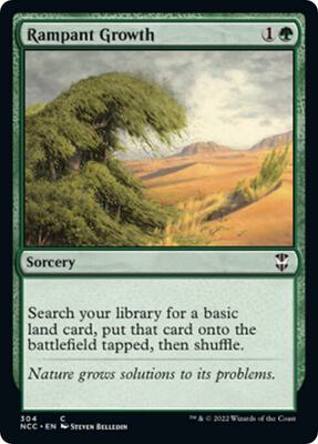 Rampant Growth card from Commander: Streets of New Capenna