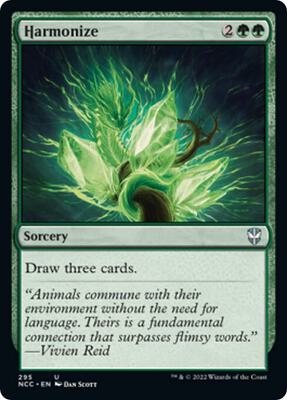 Harmonize card from Commander: Streets of New Capenna