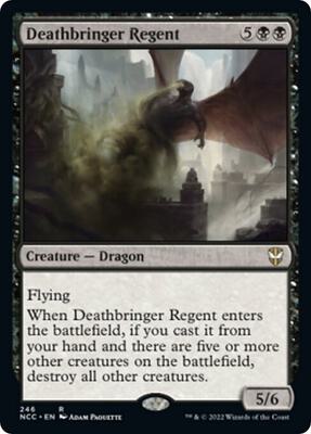 Deathbringer Regent card from Commander: Streets of New Capenna