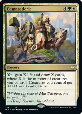 Camaraderie card from Commander: Streets of New Capenna