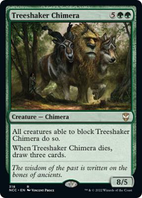 Treeshaker Chimera card from Commander: Streets of New Capenna