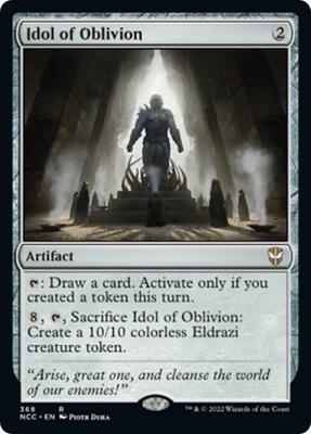 Idol of Oblivion card from Commander: Streets of New Capenna