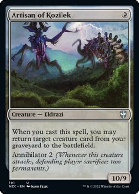 Artisan of Kozilek card from Commander: Streets of New Capenna