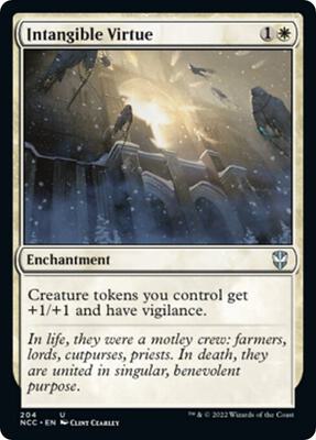 Intangible Virtue card from Commander: Streets of New Capenna