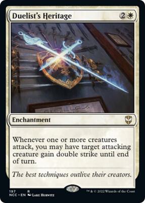 Duelist's Heritage card from Commander: Streets of New Capenna