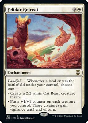 Felidar Retreat card from Commander: Streets of New Capenna