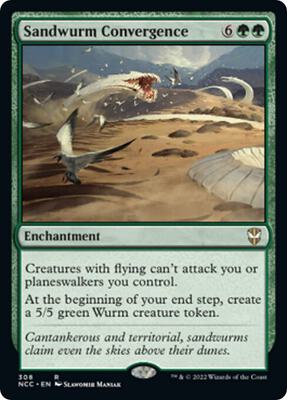 Sandwurm Convergence card from Commander: Streets of New Capenna