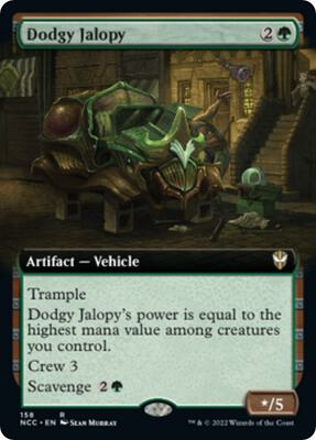Dodgy Jalopy (Extended Art) card from Commander: Streets of New Capenna