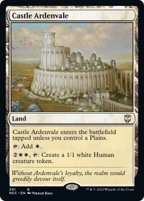 Castle Ardenvale card from Commander: Streets of New Capenna
