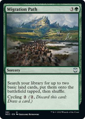 Migration Path card from Commander: Streets of New Capenna