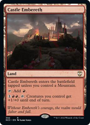 Castle Embereth card from Commander: Streets of New Capenna