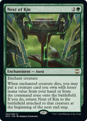 Next of Kin card from Commander: Streets of New Capenna