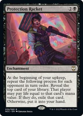 Protection Racket card from Commander: Streets of New Capenna