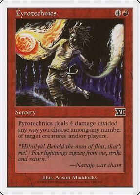 Pyrotechnics card from Classic Sixth Edition