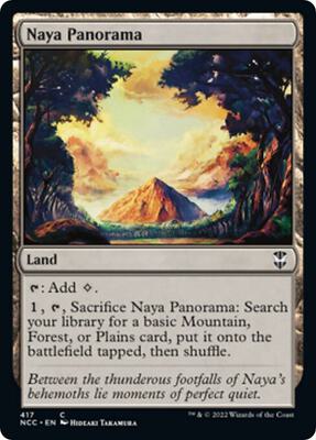 Naya Panorama card from Commander: Streets of New Capenna