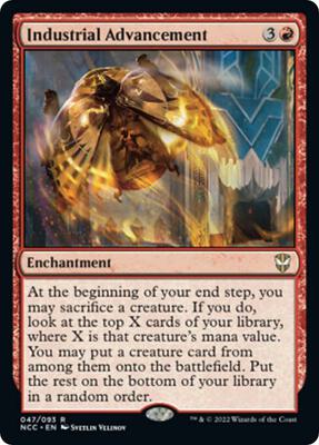 Industrial Advancement card from Commander: Streets of New Capenna