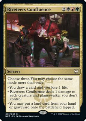 Riveteers Confluence card from Commander: Streets of New Capenna