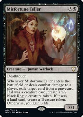 Misfortune Teller card from Commander: Streets of New Capenna